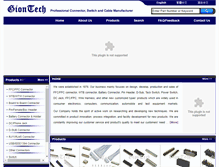 Tablet Screenshot of giontech.com